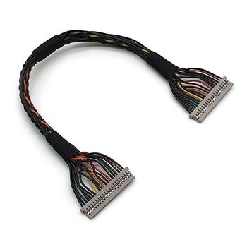 Uitrusting 0.8mm van de roboticalvds Draad Mini Coaxial Shielded Cable Assembly