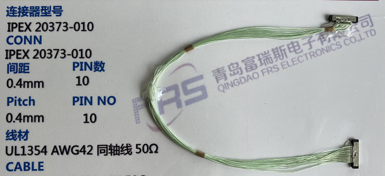 0.5mm GPS LVDS Draaduitrusting 220mm Automobielkabelassemblage