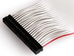 Een Type 0.5mm Lint Flexibele Vlakke Kabel pvc Beschermde Ffc