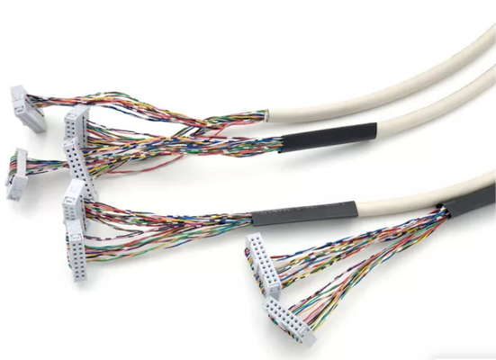 2.54mm FFC het Vlakke Kabel 12-64 Pin Flex Ribbon Twist For LCD Scherm