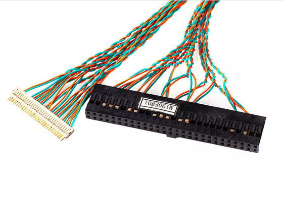 Molex 1.8m van het de Assemblagenikkel van de Kabeluitrusting Lange Vlakke Coaxiaal