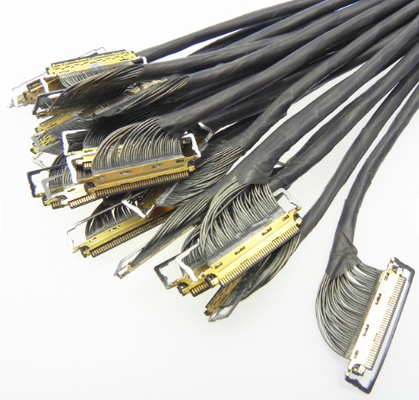 34awg micro- Coaxiale Kabel 20 Kern 380mm Teflonptfe-Draadassemblage