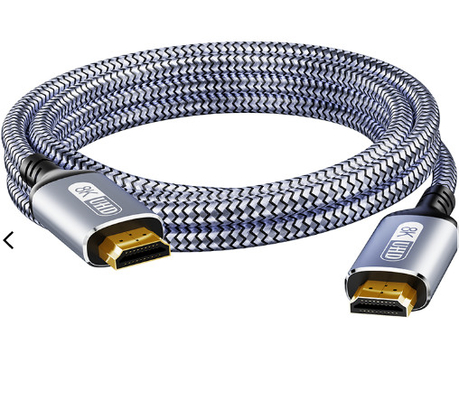 Het Goud van de de Kabelassemblage van 24-30AWG HDMI voor PS5-Gokkenmonitor die wordt geplateerd