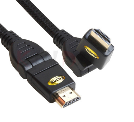 1080p 360 Graad4k Ultrahd Hdmi Kabel 8.0mm Hdmi-Hoge snelheid met Ethernet