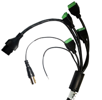 Rj45 maakt de Assemblage van de Camerakabel 100mm Coaxiale Veiligheid waterdicht