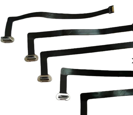 Het Micro- van de 90 Graadsynchronisatie Vlakke Lintkabel 230mm FPC van USB voor het Laden
